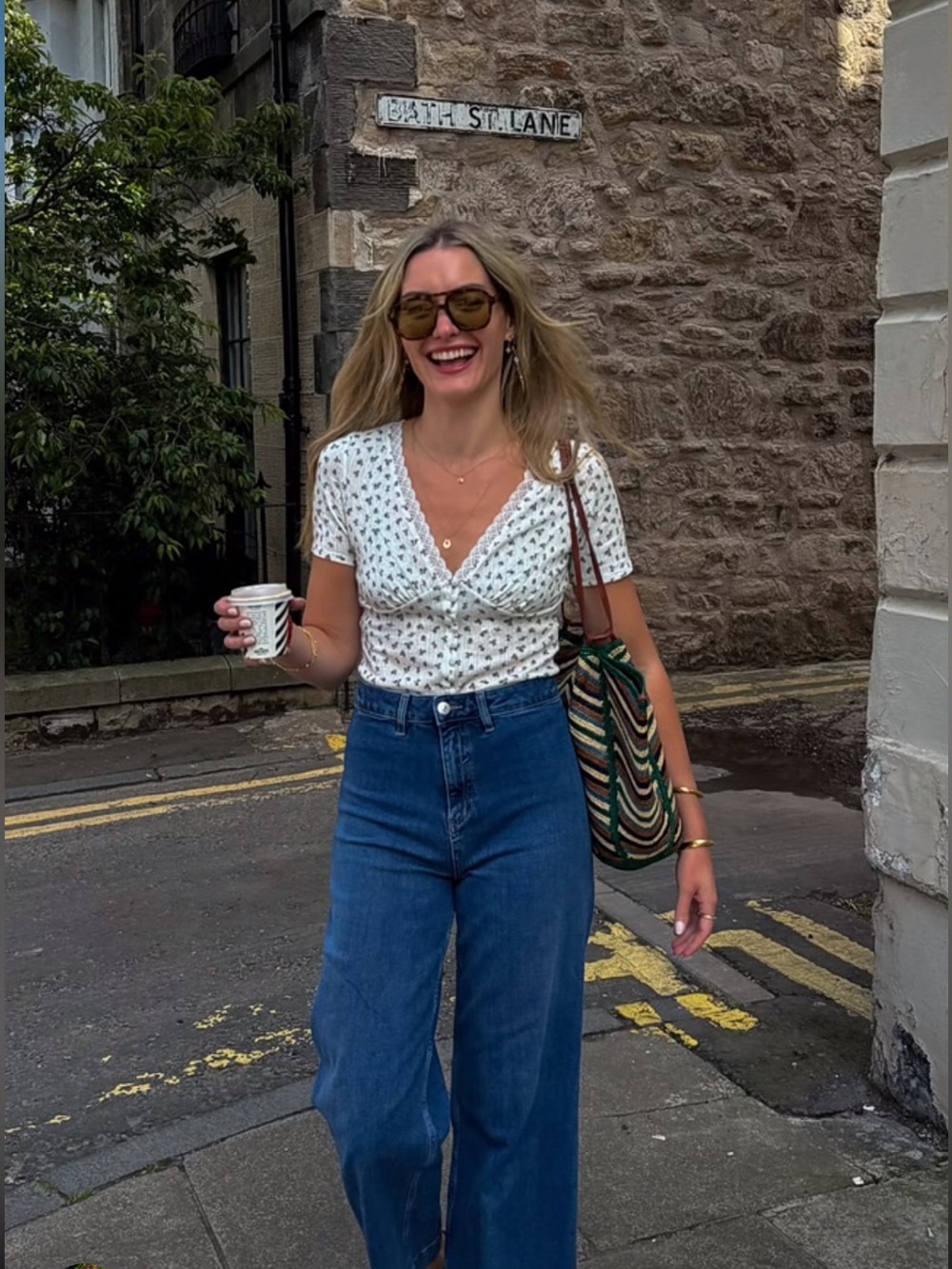 NWT Sezane floral print top sold out